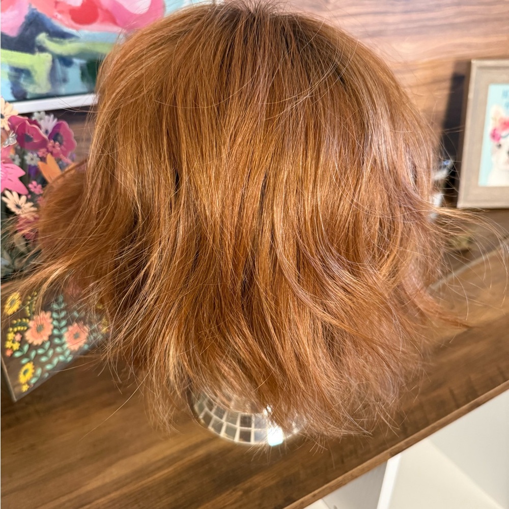 Raquel Welch Unfiltered Wig in Iced Pumpkin Spice Rooted - Picture 8 of 8